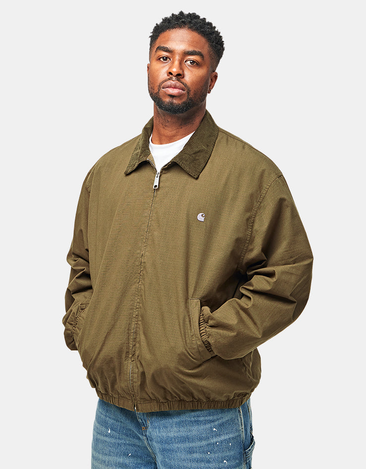 Carhartt WIP Madison Ripstop Jacket - Dark Beech/Black (Garment