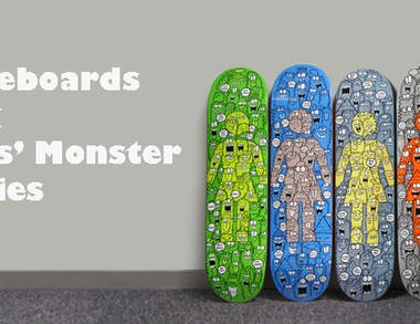 Girl Skateboards x Kevin Lyons' Monster Series