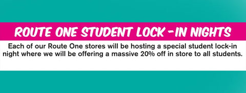 20% Student Lock-In Evenings