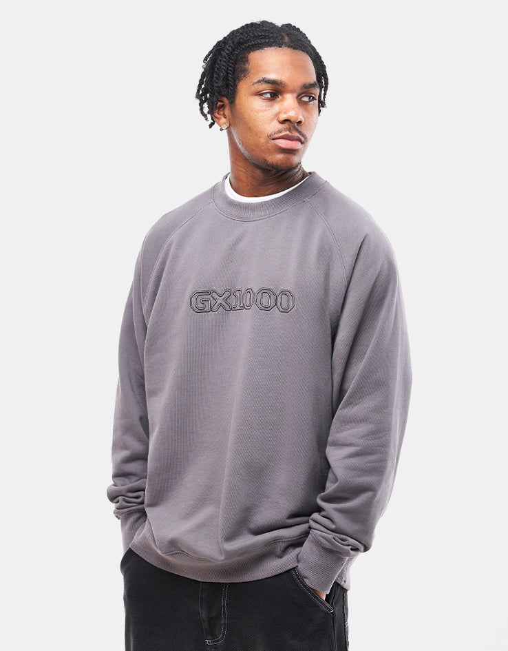 GX1000 OG Logo Crewneck - Charcoal