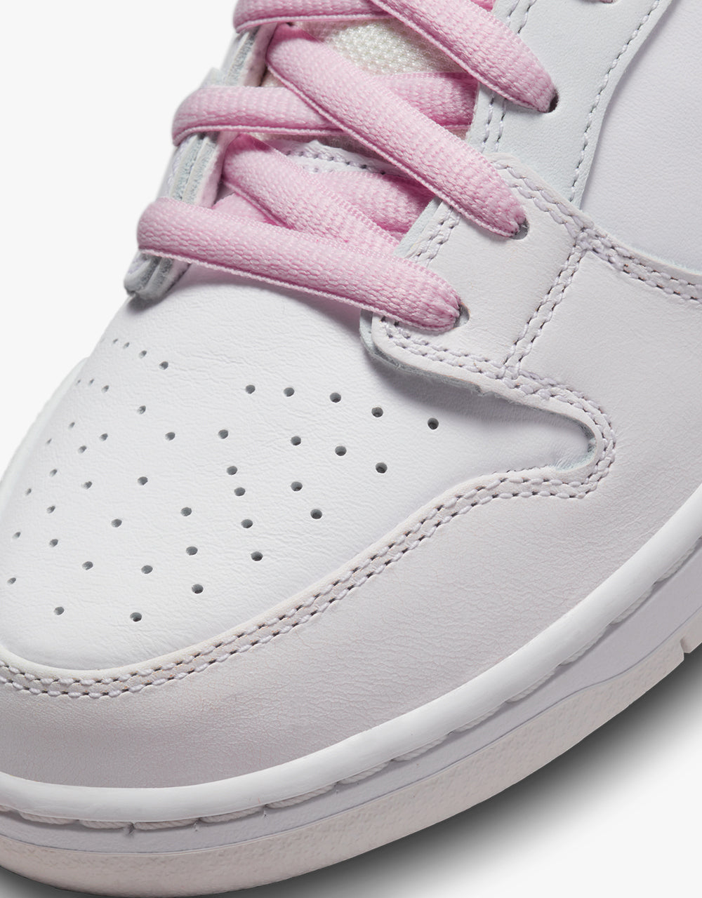 Nike SB 'Be True' Dunk Low Pro Skate Shoes - White/Summit White-Rainbow