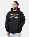 Thrasher Skate and Destroy Pullover Hoodie - Black