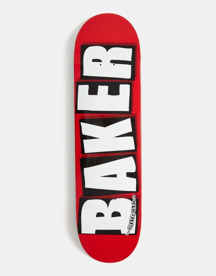 Baker Brand Logo Skateboard Deck - White