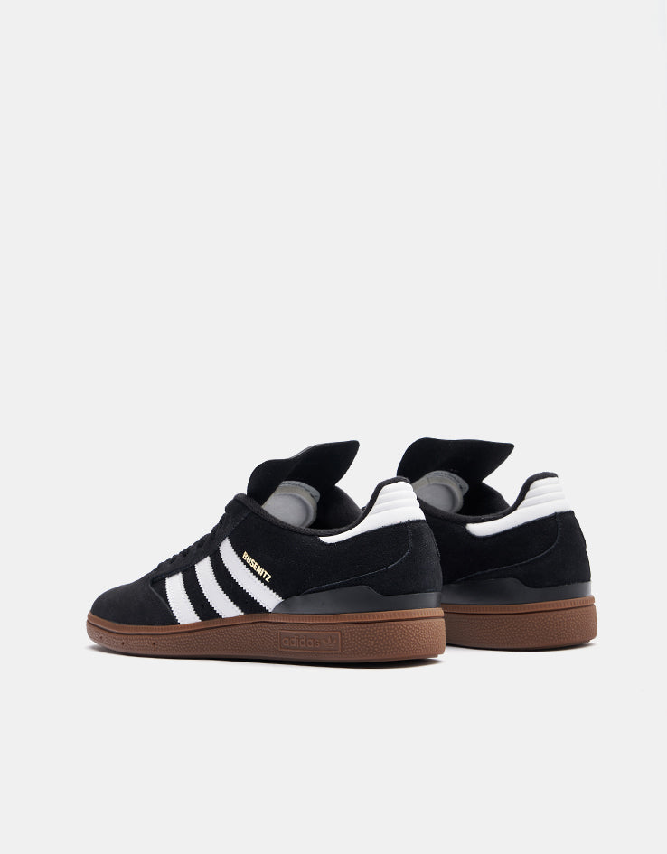 adidas Busenitz Pro Skate Shoes - Black/Running White/Metallic Gold
