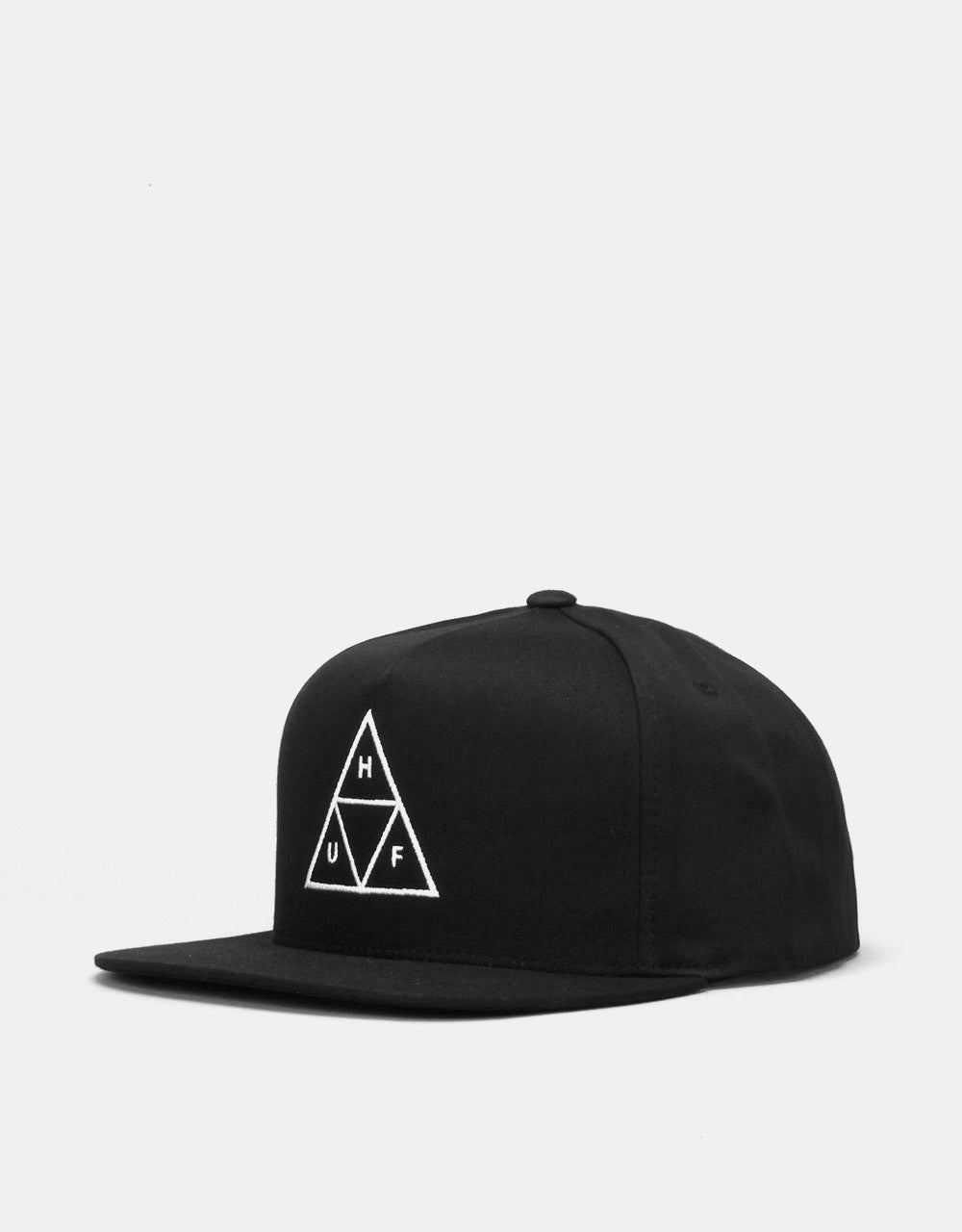 HUF Triple Triangle Snapback Cap - Black