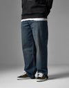 Route One Baggy Denim Jeans - Mid Wash