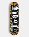 Death Punk Leopard Skateboard Deck