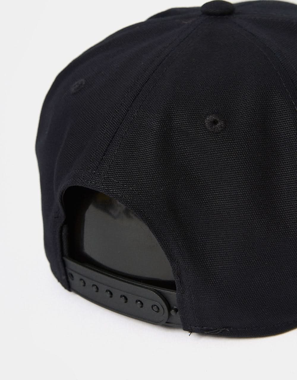 Carhartt WIP Logo Snapback Cap - Black