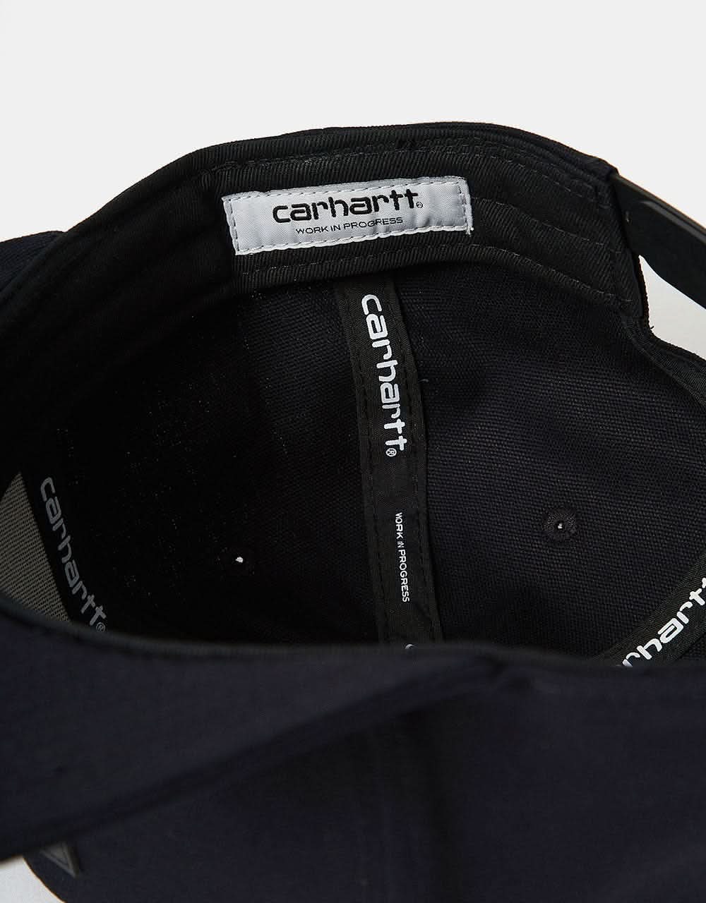 Carhartt WIP Logo Snapback Cap - Black