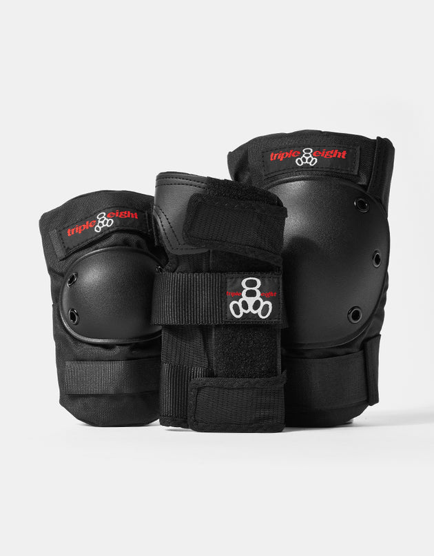 Triple 8 Saver Series Junior Triple Pad Set - Black