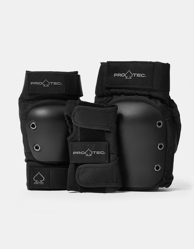 Pro-Tec Street Gear Junior Triple Pad Set - Black