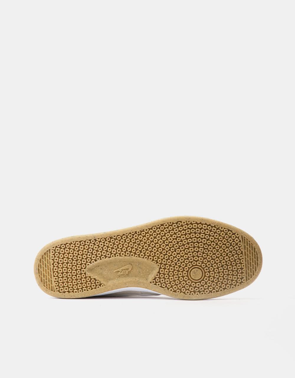 Nike SB FC Classic Low Skate Shoes - Summit White/Summit White-White