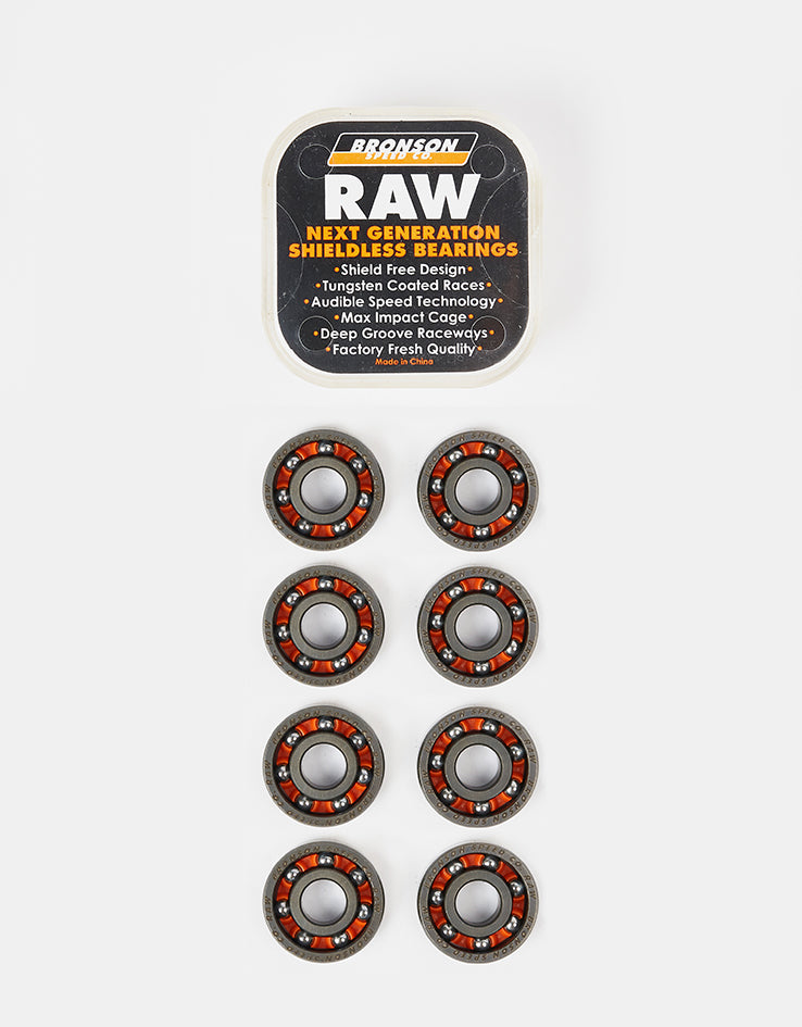 Bronson Speed Co. RAW Shieldless Bearings