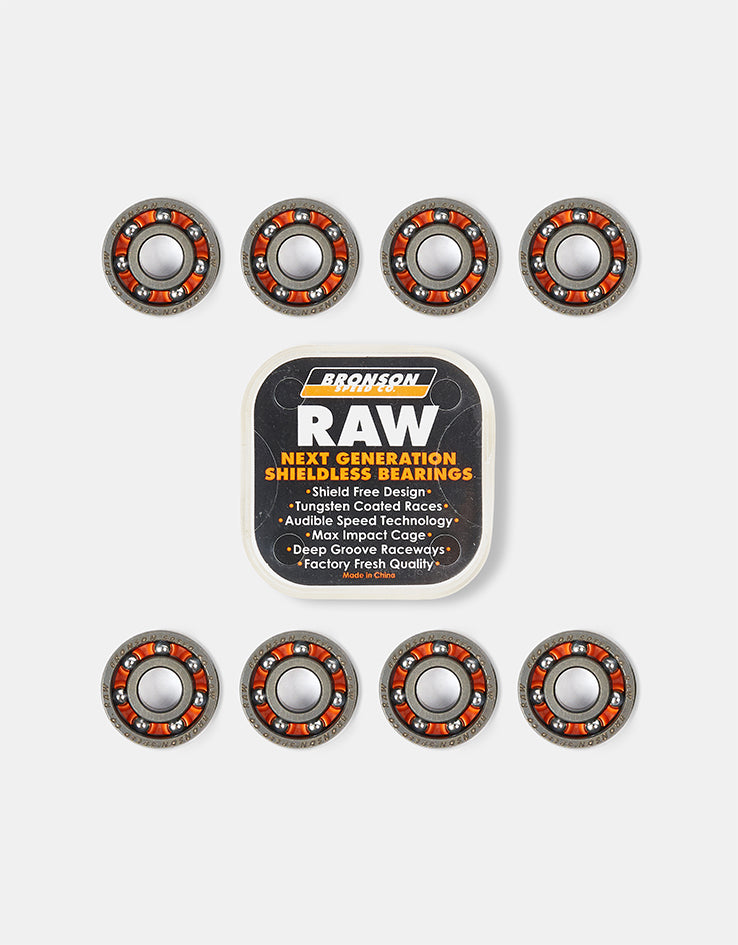 Bronson Speed Co. RAW Shieldless Bearings