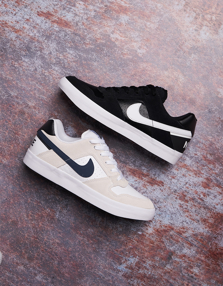 Nike SB Delta Force Vulc Skate Shoes - Black/White-Anthracite