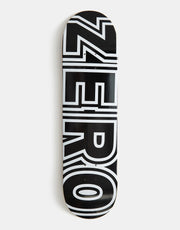 Zero Classic Bold Skateboard Deck - Black/White