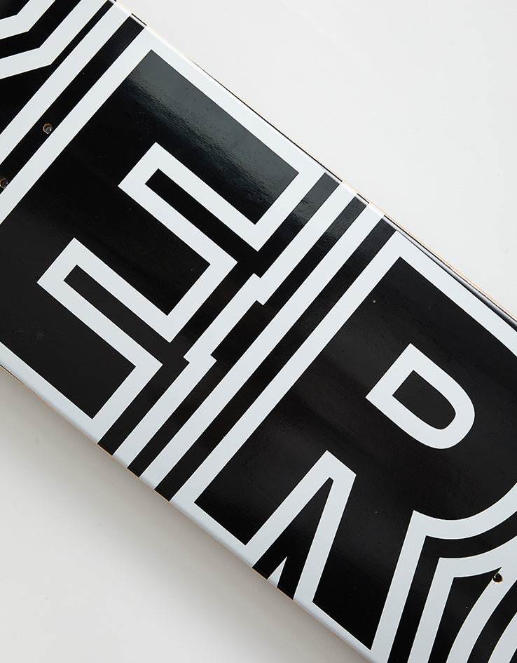 Zero Classic Bold Skateboard Deck - Black/White