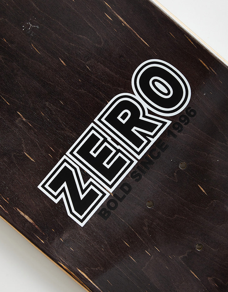 Zero Classic Bold Skateboard Deck - Black/White