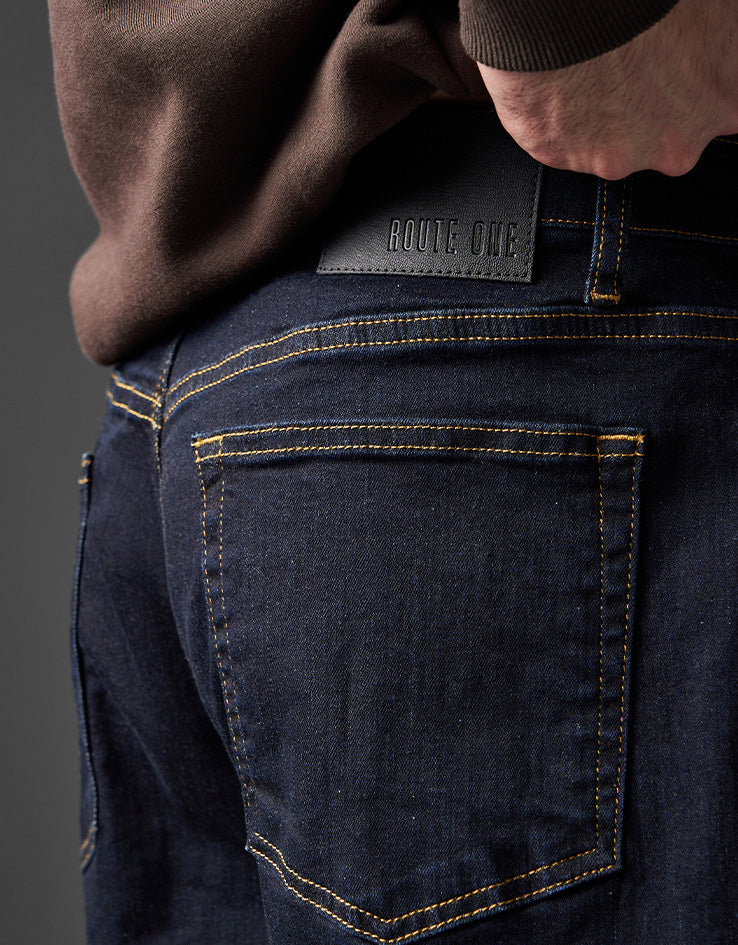 Route One Baggy Denim Jeans - Raw