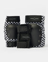 Pro-Tec Street Gear Junior Triple Pad Set - Checker/Black