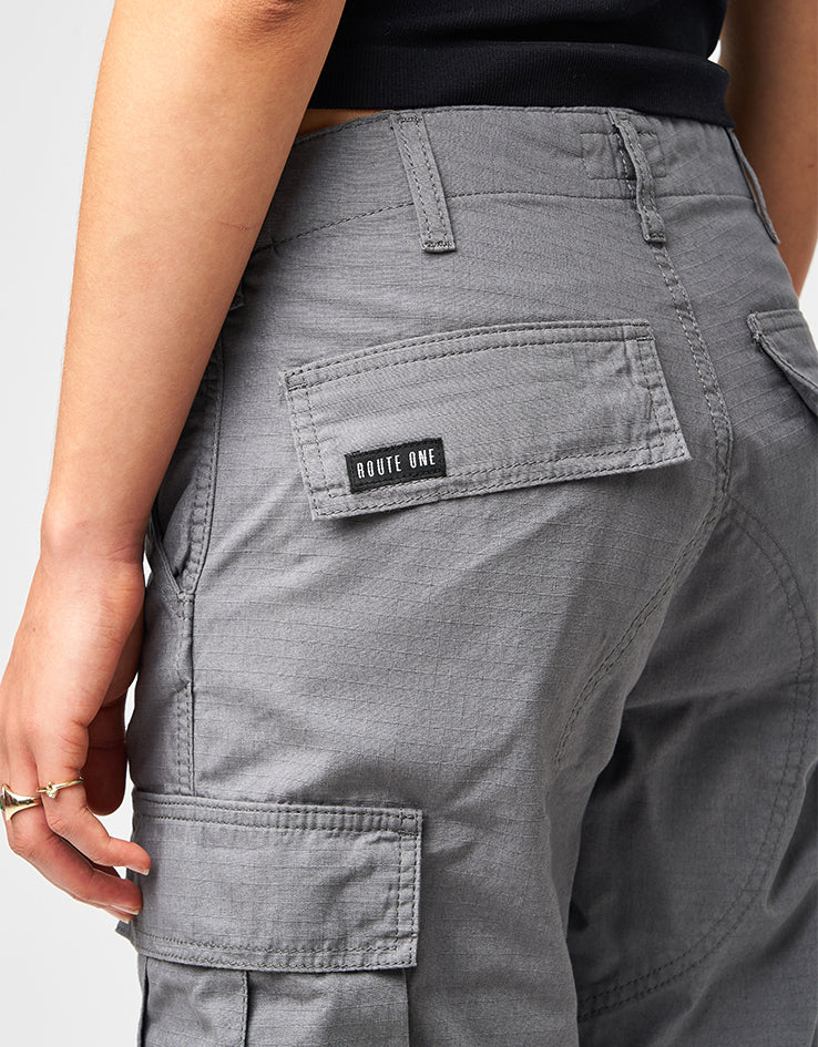 Route One Cargo Pants - Charcoal