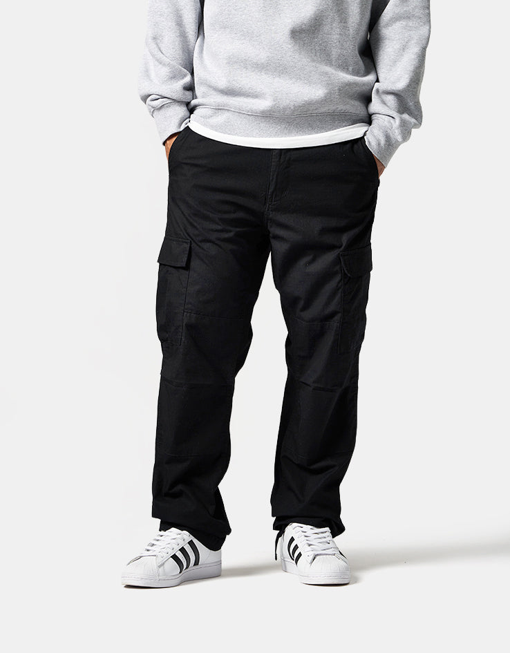 Carhartt WIP Aviation Pant - Black (Rinsed)