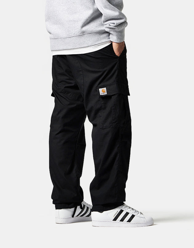 Carhartt WIP Aviation Pant - Black (Rinsed)
