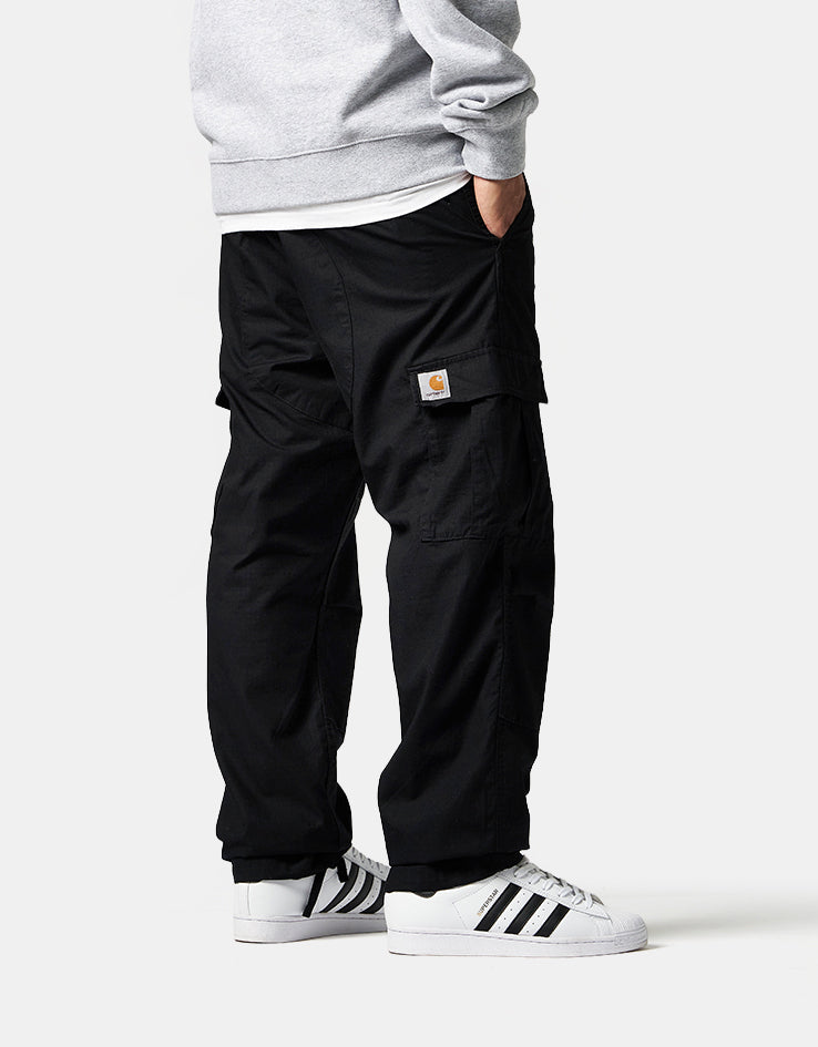 Carhartt WIP Aviation Pant - Black (Rinsed)