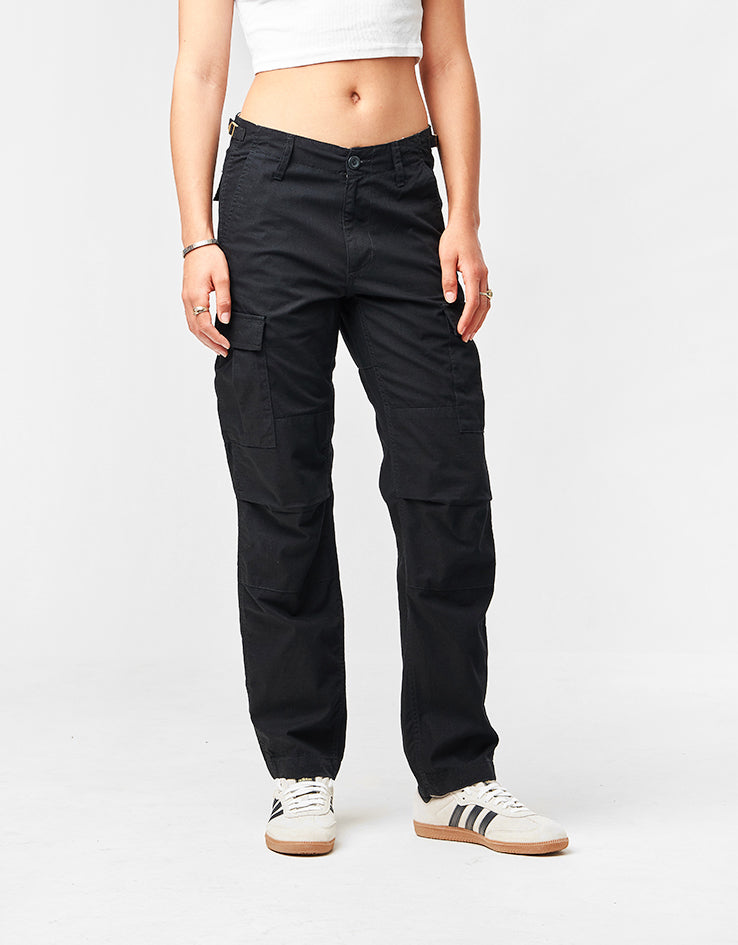 Carhartt WIP Aviation Pant - Black (Rinsed)