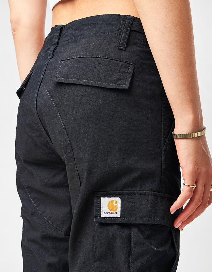 Carhartt WIP Aviation Pant - Black (Rinsed)