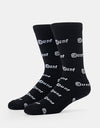 Route One C-UNT Crew Socks - Black