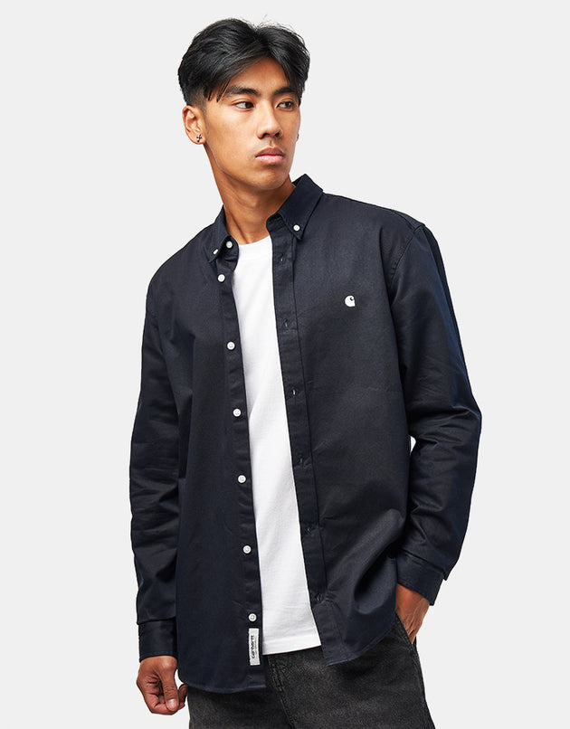 Carhartt WIP L/S Madison Shirt - Dark Navy/Wax