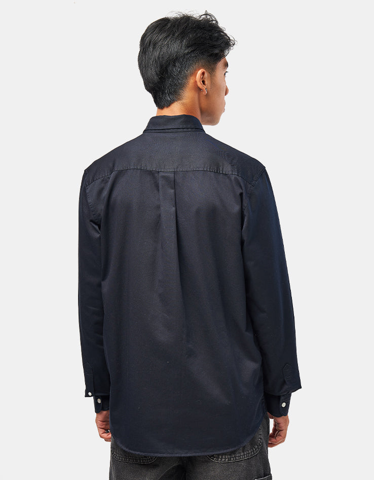 Carhartt WIP L/S Madison Shirt - Dark Navy/Wax