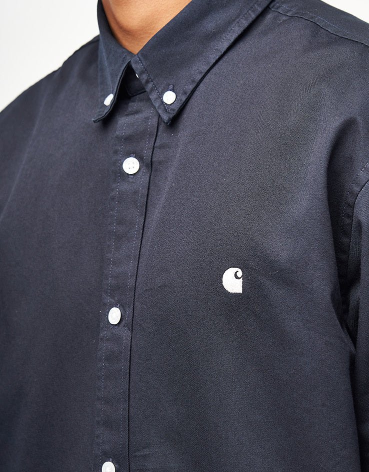 Carhartt WIP L/S Madison Shirt - Dark Navy/Wax