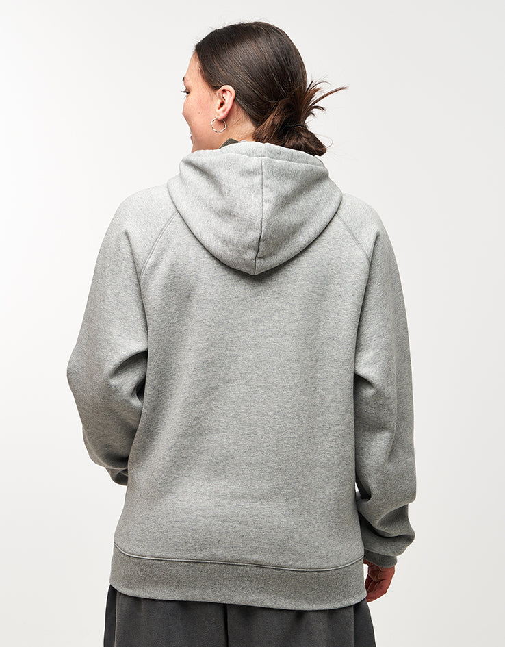 Carhartt WIP Hooded Chase Sweatshirt - Grey Heather/Gold