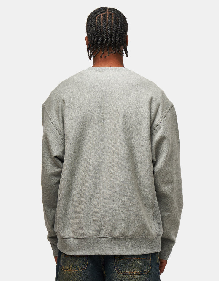 Carhartt WIP American Script Sweatshirt - Grey Heather