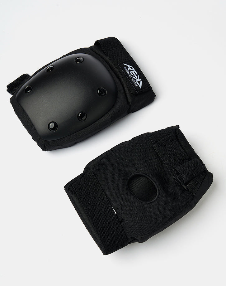 REKD Heavy Duty Junior Triple Pad Set - Black