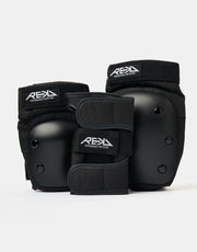 REKD Heavy Duty Junior Triple Pad Set - Black