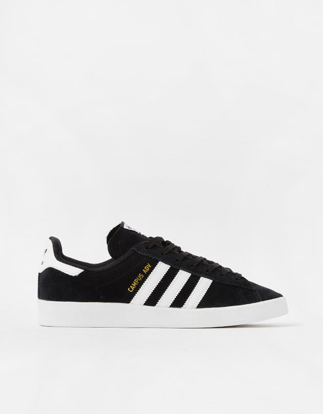 adidas Campus ADV Skate Shoes - Core Black/White/White