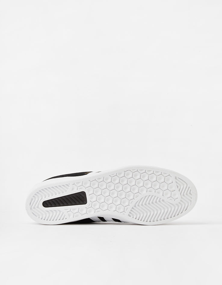 adidas Campus ADV Skate Shoes - Core Black/White/White