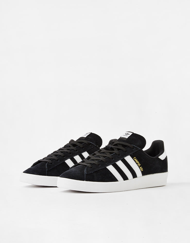 adidas Campus ADV Skate Shoes - Core Black/White/White