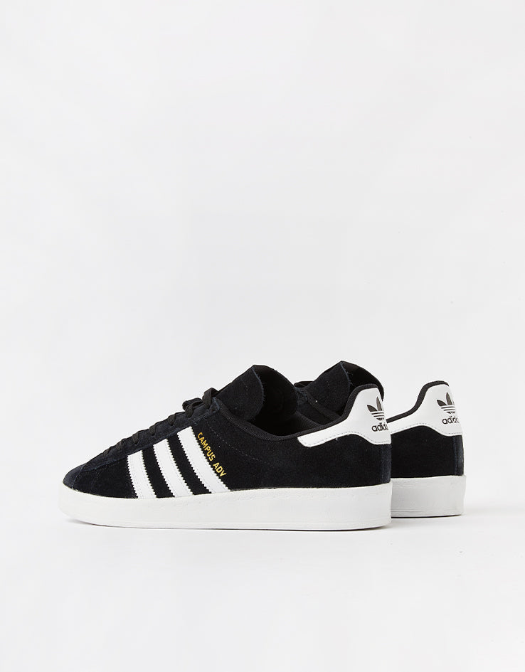 adidas Campus ADV Skate Shoes - Core Black/White/White