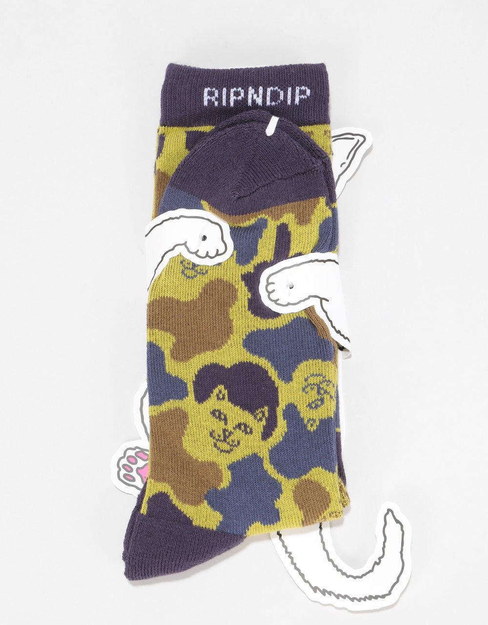 RIPNDIP Nermcamo Socks  - Tropic Camo