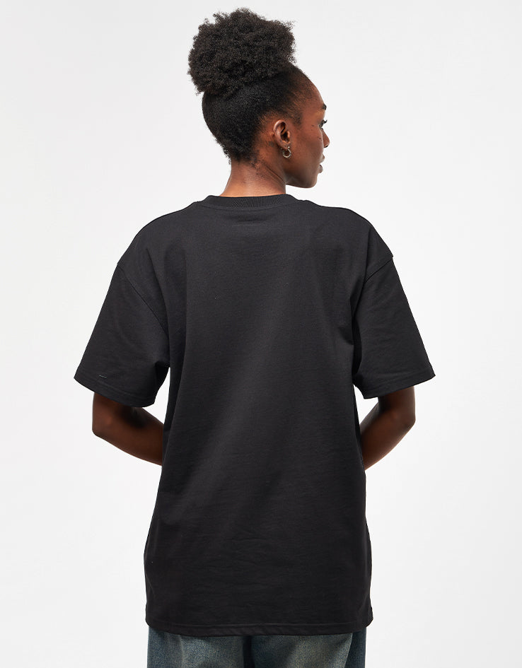 Carhartt WIP S/S American Script T-Shirt - Black