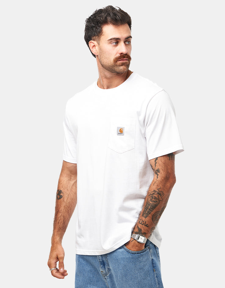 Carhartt WIP S/S Pocket T-Shirt - White
