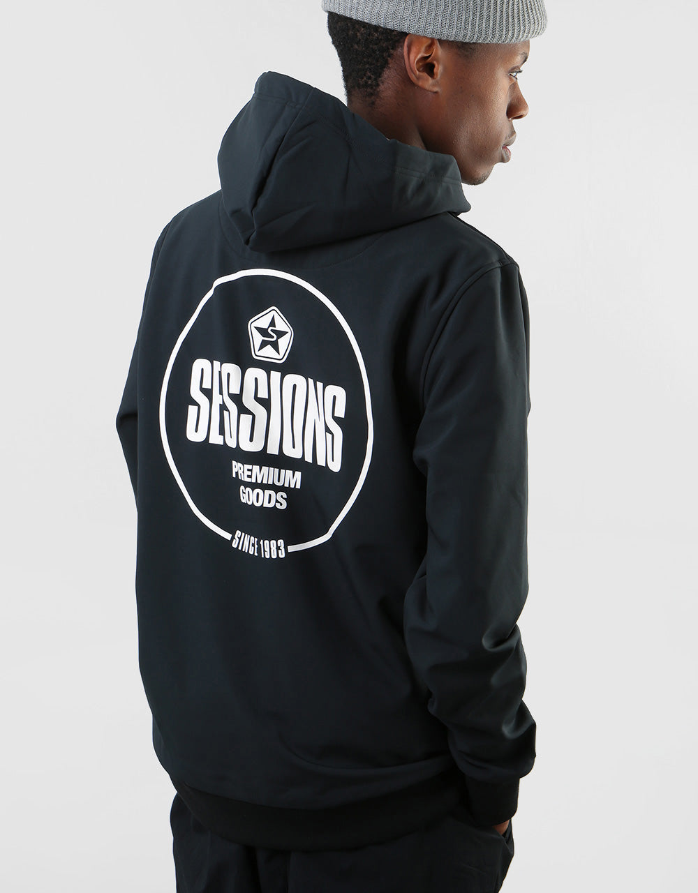 Sessions Nighthawk Graphic Pullover Hoodie - Black