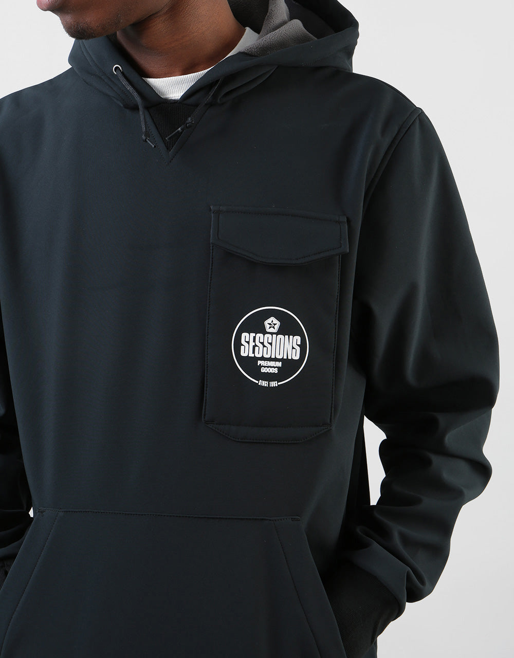 Sessions Nighthawk Graphic Pullover Hoodie - Black