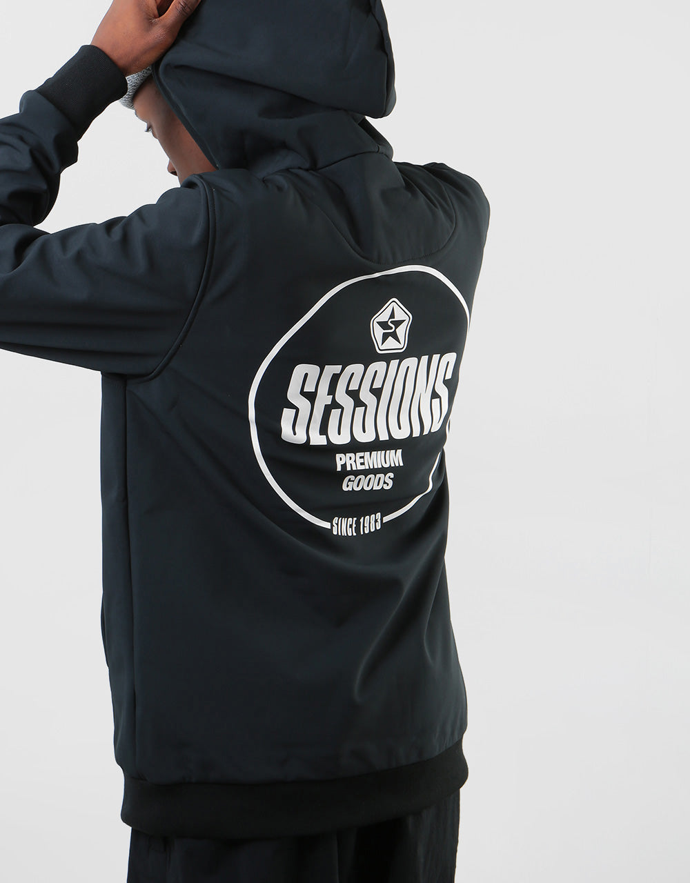 Sessions Nighthawk Graphic Pullover Hoodie - Black