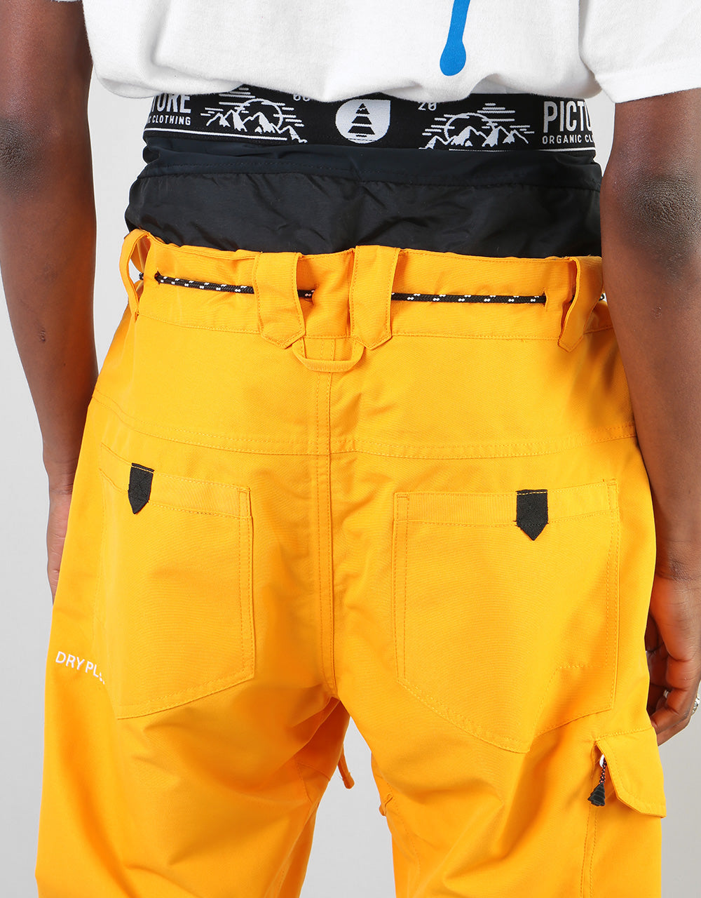 Picture Under Snowboard Pants - Yellow