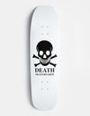Death OG Skull 'Pool Shape' Skateboard Deck - 9"